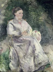 Porträt von Julie Velay, Ehefrau des Künstlers, ca. 1874